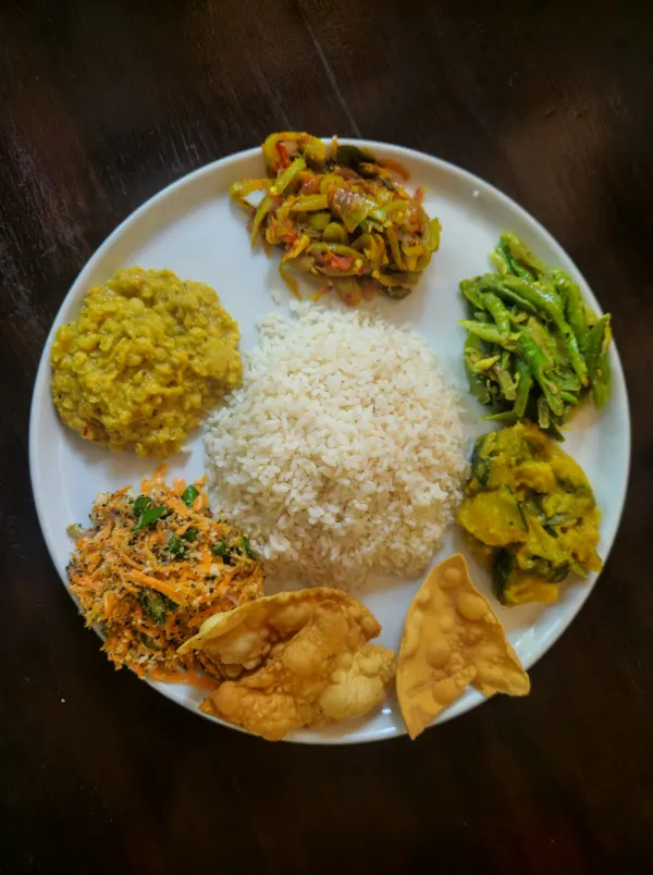 Dal bhat lunch
